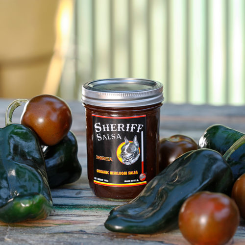 SHERIFF SALSA BRAND MORITA FLAVORED SALSA